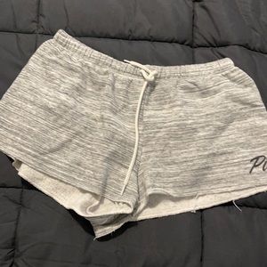Pink gray shorts
